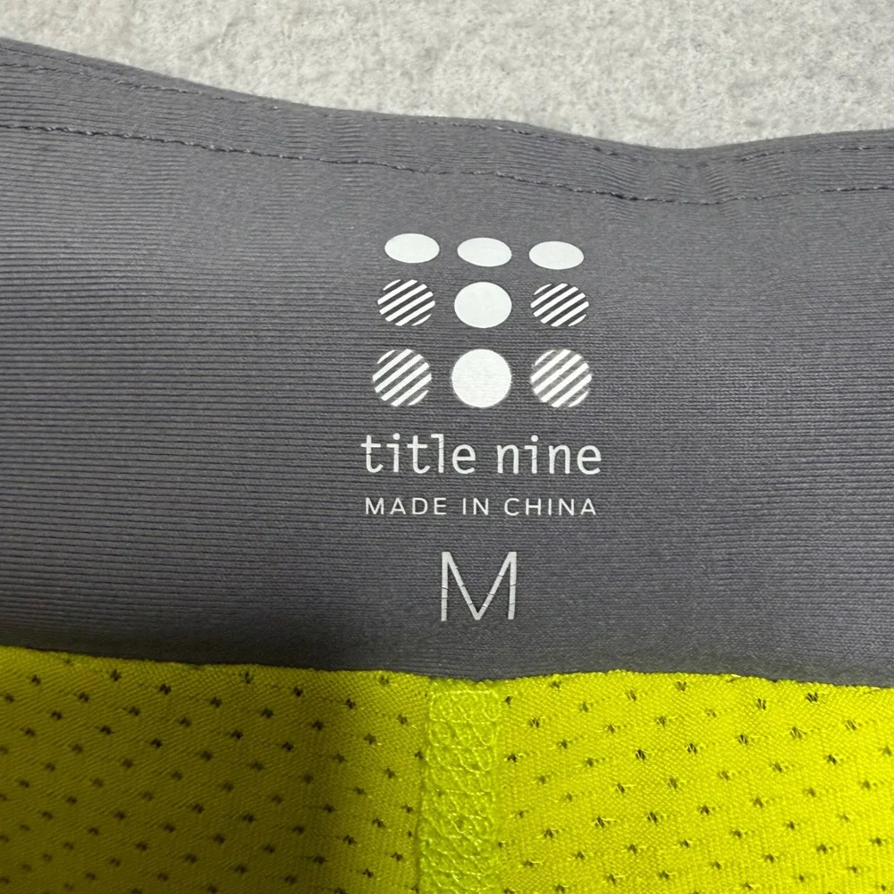 Title Nine Skort Women M Gray Nimblene Laser Cut Eyelet Active Tennis Skirt